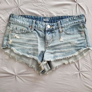 BDG Urban Outfitters Denim Low Rise Dolphin Shorts